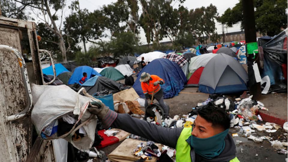 Überfüllte Flüchtlingscamps in Tijuana.