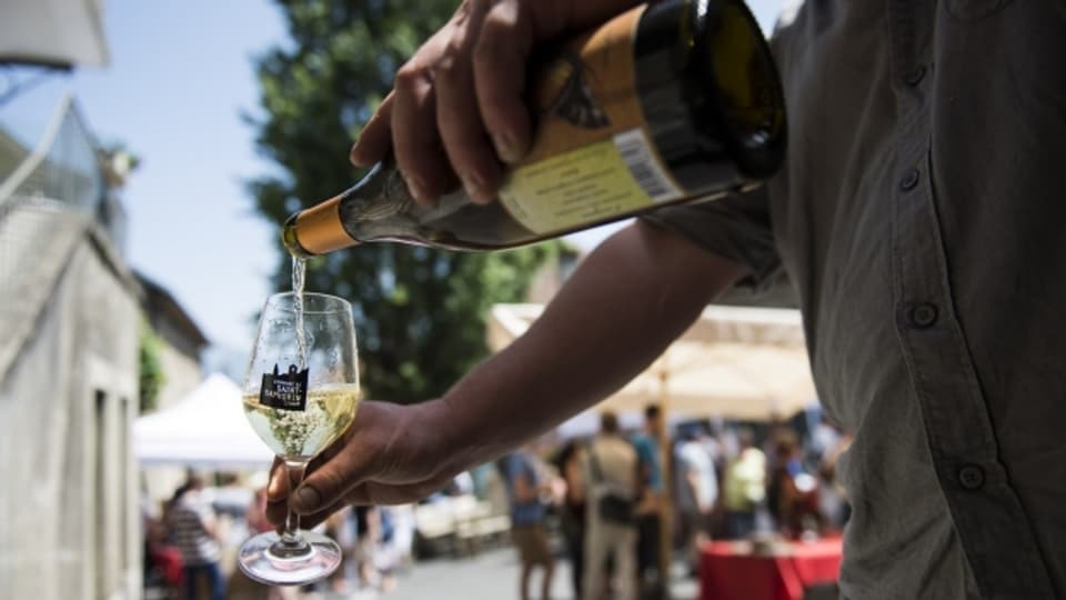 Weingenuss gehört in Saint-Saphorin zum guten Ton.