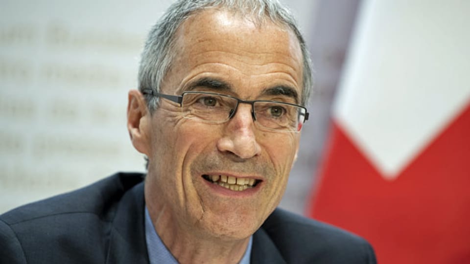Serge Gaillard, Direktor der Eidgenössischen Finanzverwaltung an einer Medienkonferenz am 18. März 2019 in Bern.