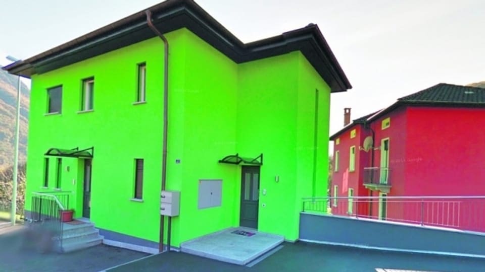 Die Tessiner Gemeinde Cadenazzo hat genug von grellfarbigen Hauswänden.