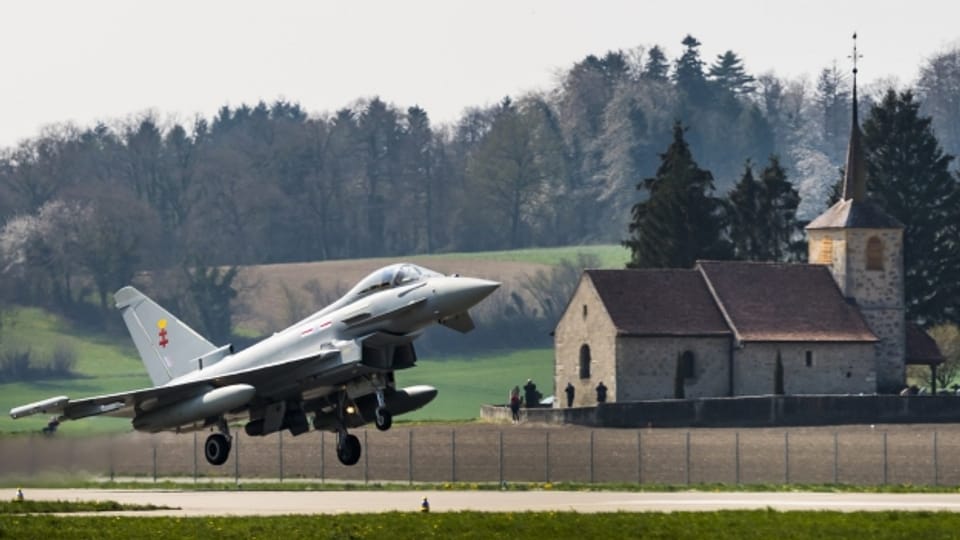 Der Eurofighter ist der erste Jet, den die Schweizer Luftwaffe testet.