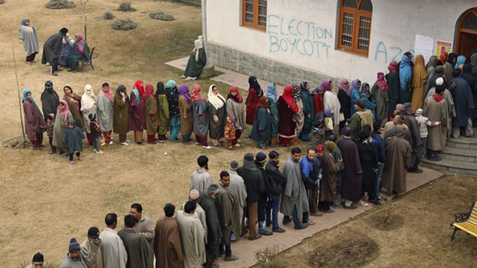 Parlamentswahlen in Indien.