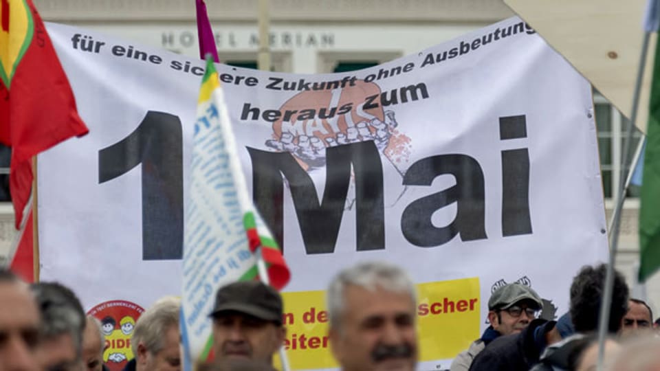 Tag der Arbeit: Demonstrationszug in Basel. Archivbild von 2018.