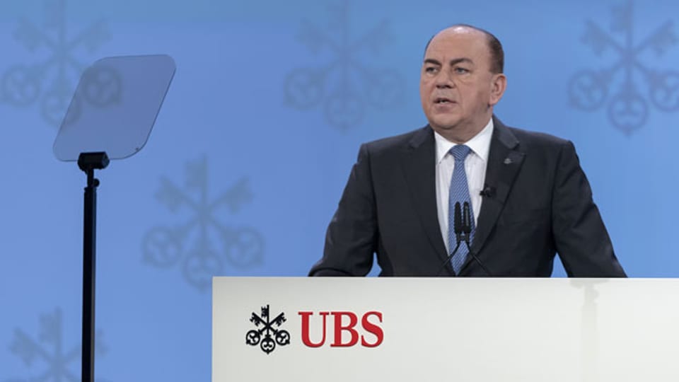 UBS-Präsident Weber äussert Verständnis dafür, dass ihm die Aktionärinnen und Aktionäre nicht ganz über den Weg trauen.