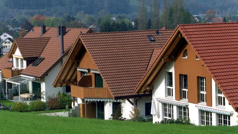 Einfamilienhäuser in Birmensdorf. Symbolbild.