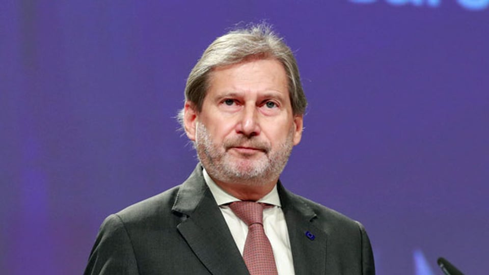 Johannes Hahn, EU-Kommissar für Europäische Nachbarschaftspolitik und Erweiterungsverhandlungen.