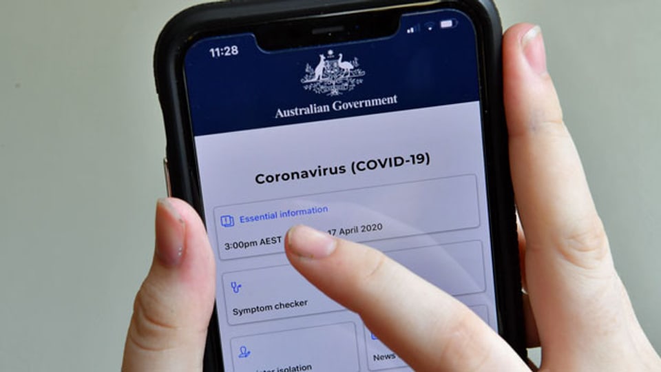 Die Coronavirus-Tracking-App der australischen Regierung.