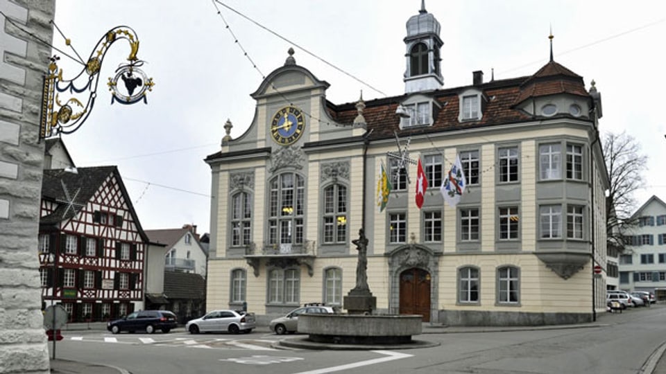 Grossrat-Gebäude des Kantons Thurgau im Rathaus Weinfelden.