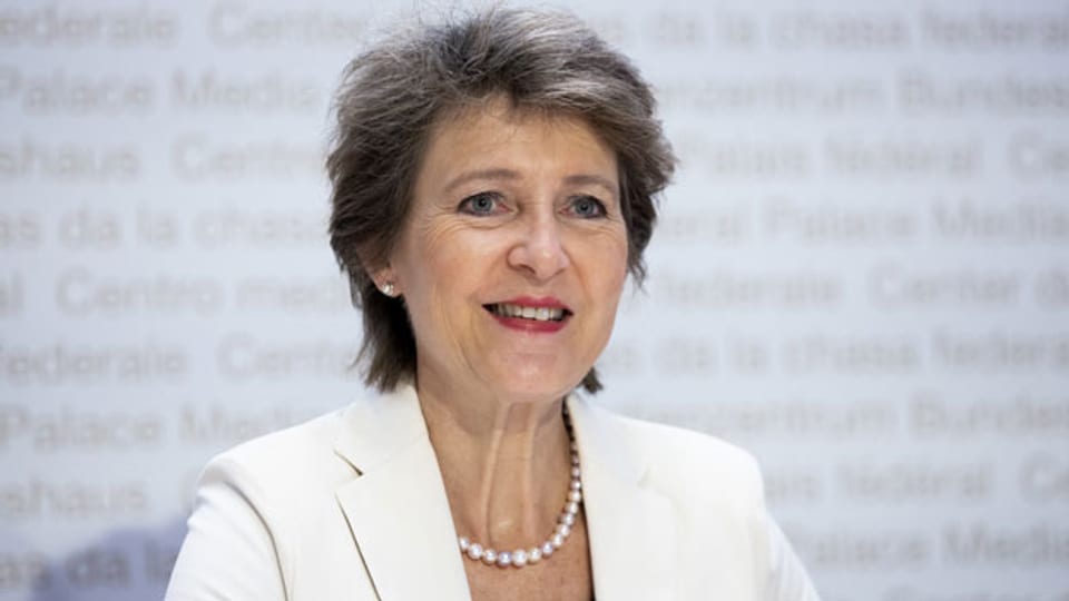 Bundespräsidentin Simonetta Sommaruga.