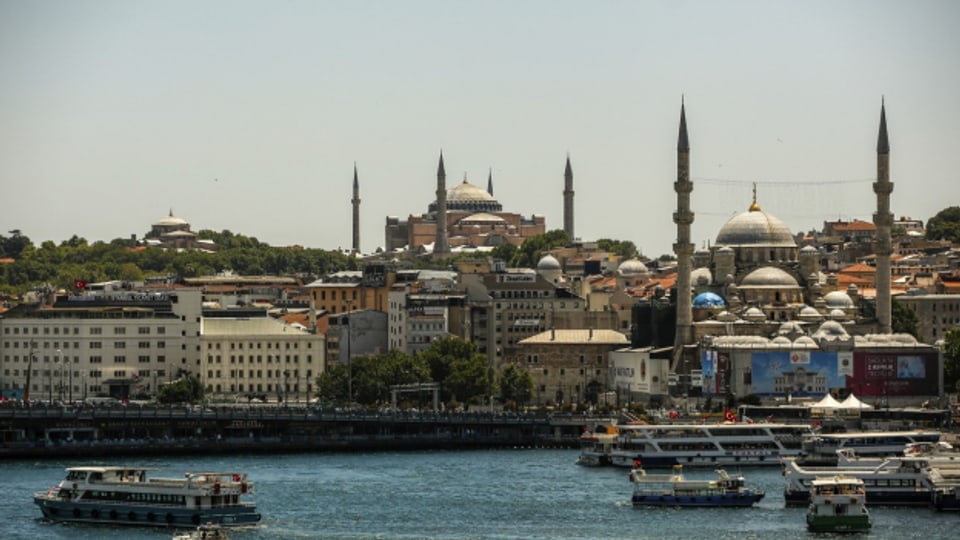 Die Moschee Hagia Sophia.