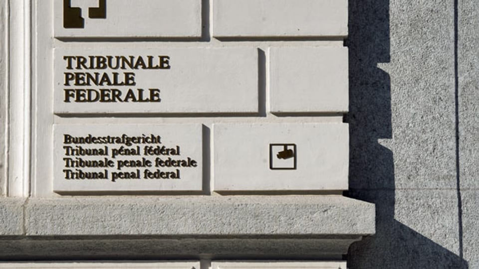 Am Bundesstrafgericht in Bellinzona.