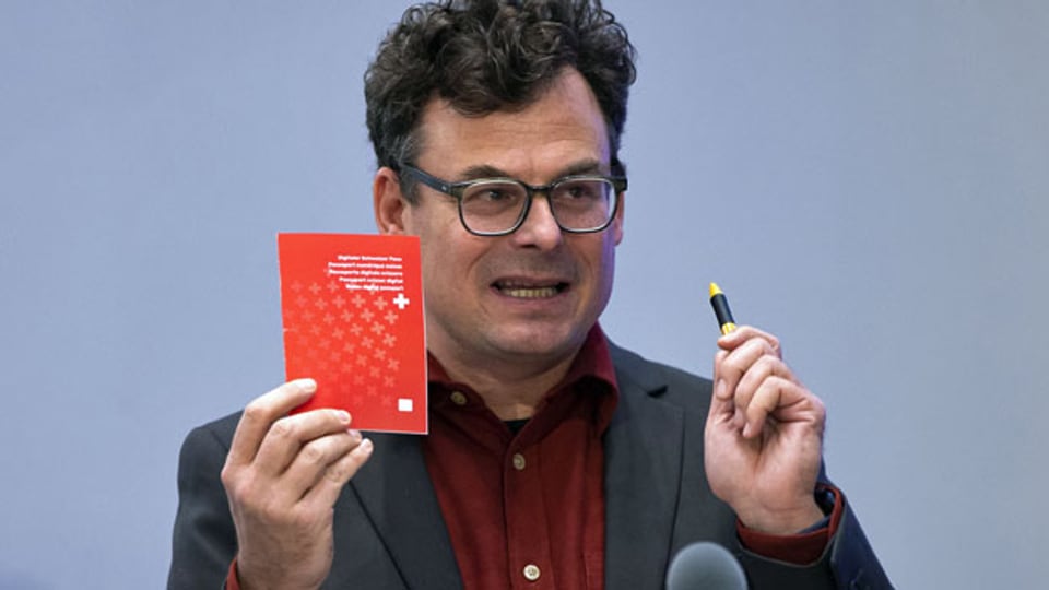 Daniel Graf, Co-Kampagnenleiter des Komitees für ein Nein zum E-ID Gesetz in Bern.