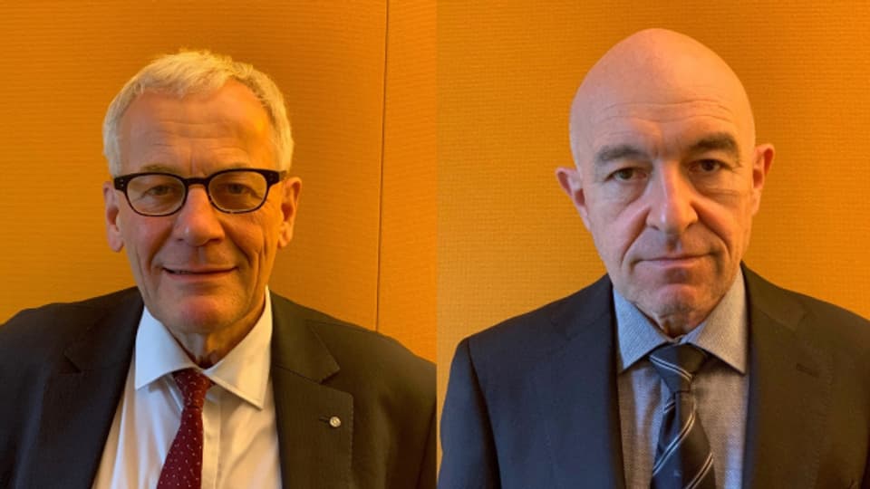Kurt Fluri (FDP) und Daniel Jositsch (SP) sind zu Gast im Sessionstalk «Politikum».