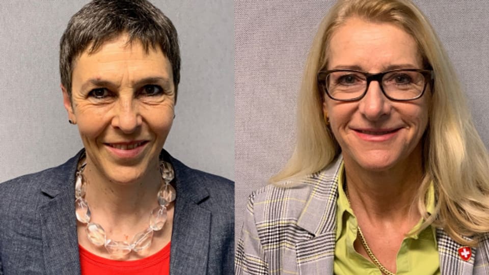 Barbara Gysi (SP) und Therese Schläpfer (SVP) sind Gast im Sessionstalk «Politikum».