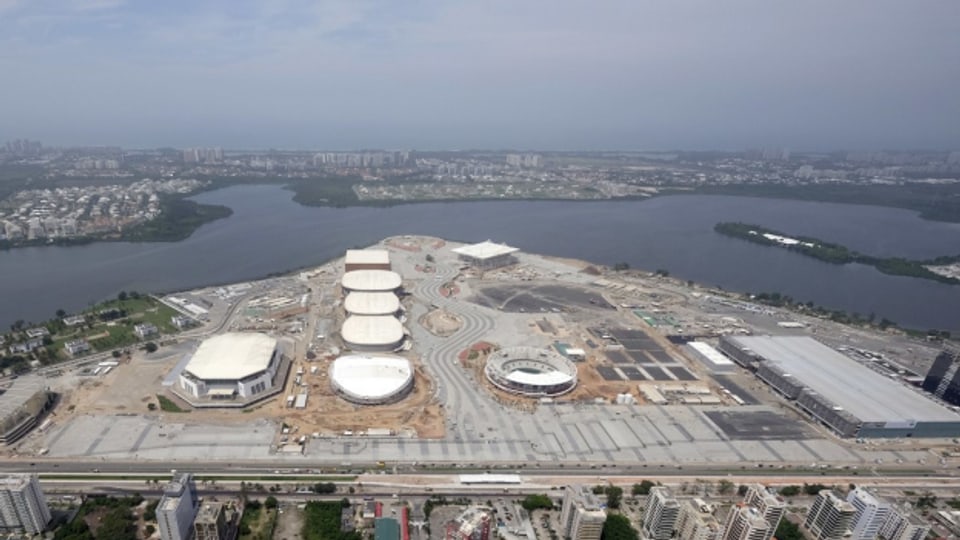 Rio's Olympiaparks: Erneut grosse Versprechen der Regierung.