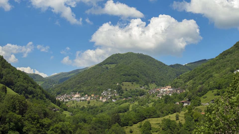 Blick in das Tessiner Muggio-Tal.