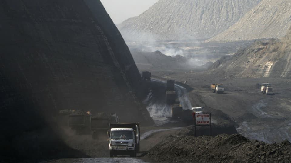 Eine Kohlemine im zentralindischen Bundesstaat Chhattisgarh. (Archivbild)