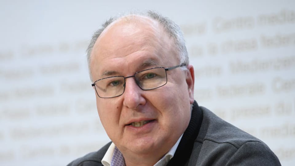 Pierre-Yves Maillard, Präsident des Gewerkschaftsbundes SGB.