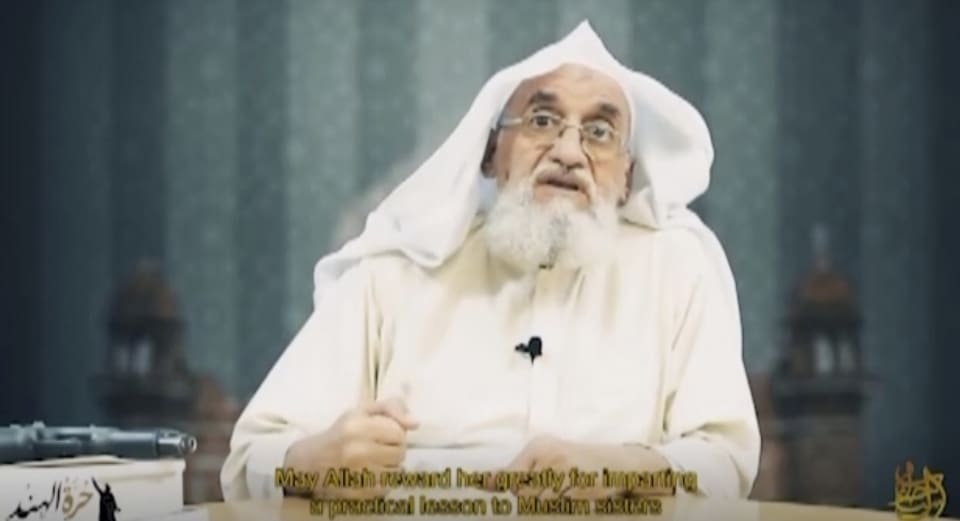 Al-Sawahiri galt als Nachfolger von Osama bin Laden an der Spitze der Terrororganisation.
