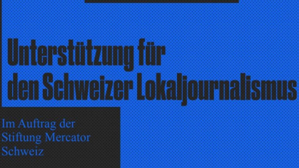 Titel der Studie über Lokaljournalismus.