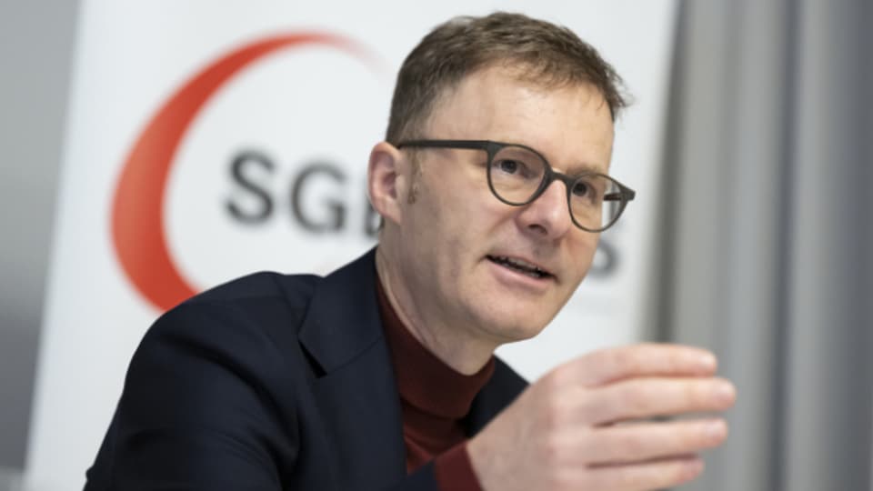 Daniel Lampart, Chefökonom des Schweizerischen Gewerkschaftsbundes SGB.