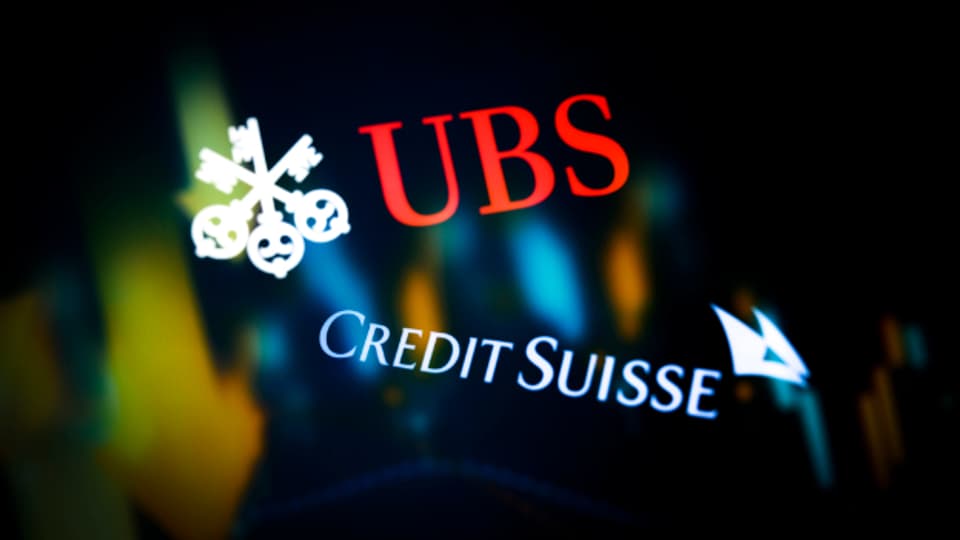 Das Logo der Schweizer Banken Credit Suisse und UBS.