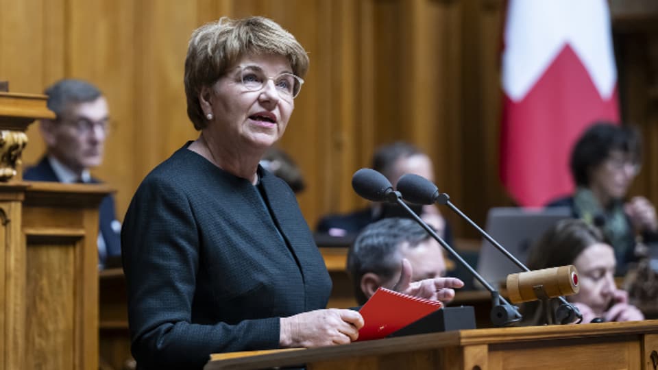 Viola Amherd, Verteidigungsministerin und künftige Bundespräsidentin.