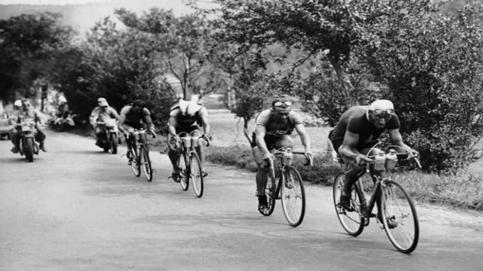 Die Tour de France in den 1940er Jahren.