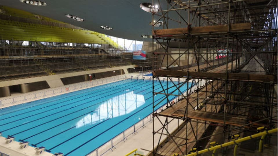 Das Olympiabecken wird der Londoner Bevölkerung als Schwimmbad zur Verfügung stehen.