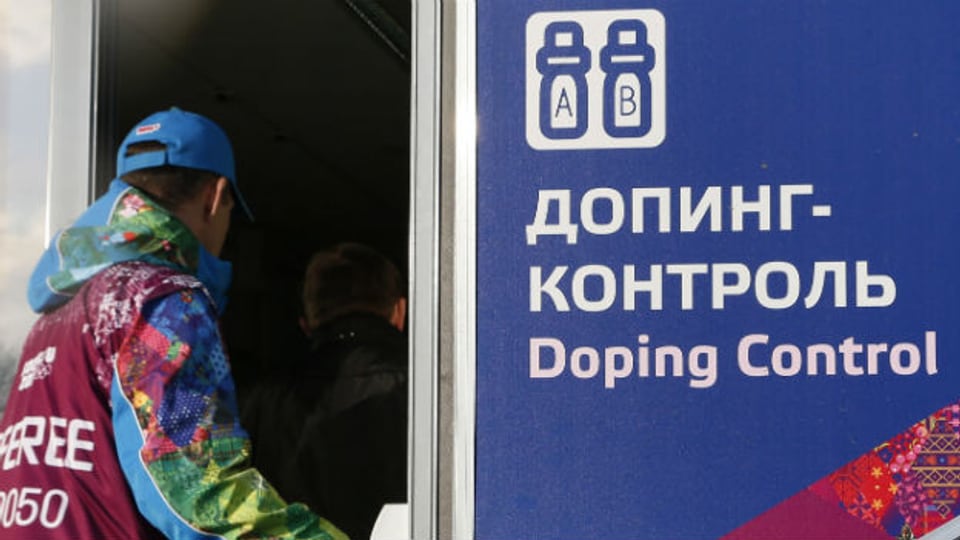 Doping-Kontrollstation während den olympischen Spielen in Sotschi.