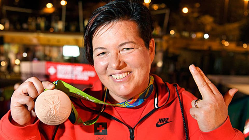 Heidi Diethelm Gerber: Ihre Bronzemedaille als Schützin mit der Sportpistole ist die erste Medaille für die Schweiz an den Olympischen Sommerspielen in Rio.