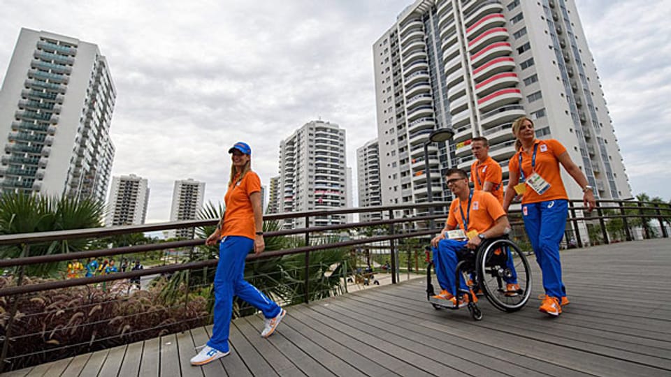 Noch immer gibt es zu viele Barrieren für Behinderte in Brasilien. Eine der Ausnahmen bildet das Olympische Dorf.