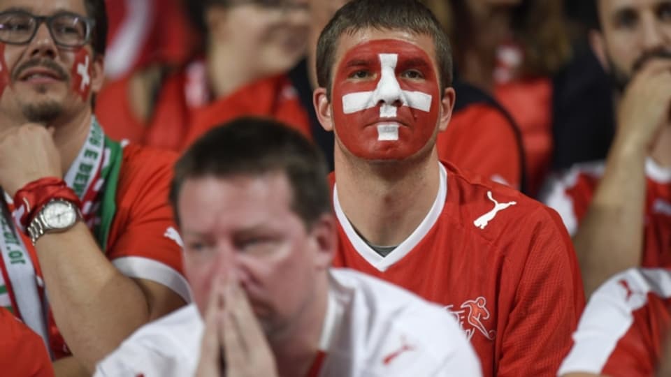 Enttäuschte Gesichter nach dem 0:2 gegen Portugal.