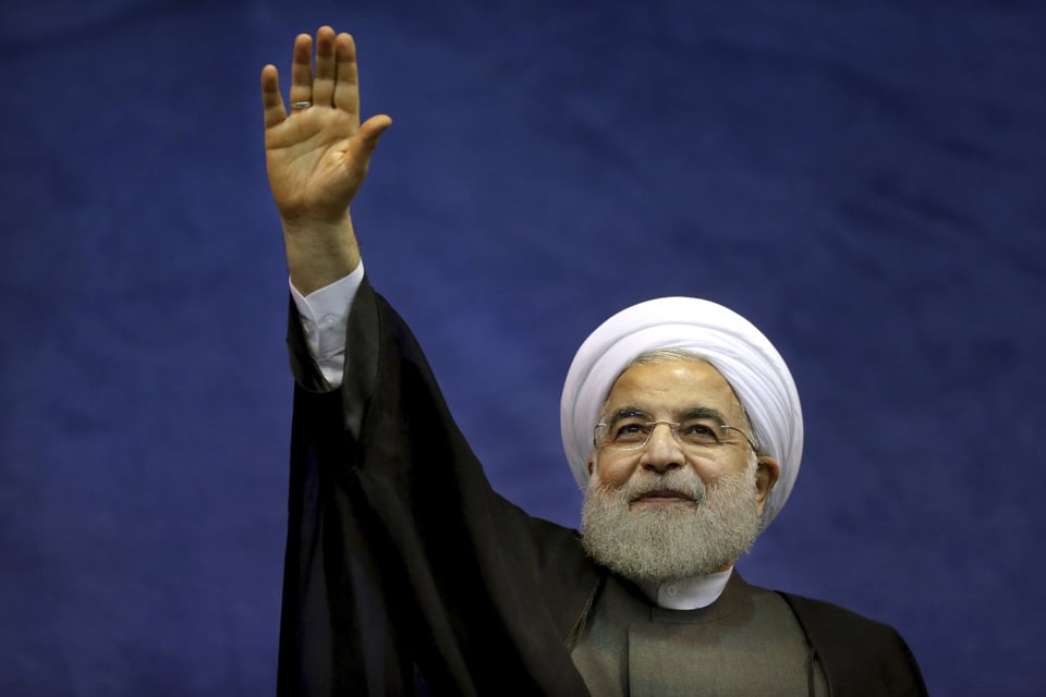Ist innenpolitisch unter Druck: Der iranische Präsident Hassan Rohani.
