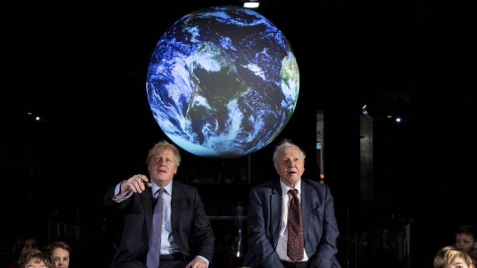 Boris Johnson an der Lancierung der UN-Klimakonferenz