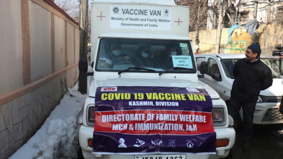 In Indien startet  eine der weltweit grössten Corona-Impfkampagnen.