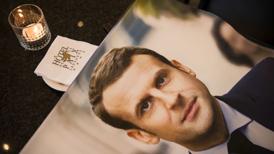 Der französische Präsident Emmanuel Macron war zu Besuch in Lausanne.