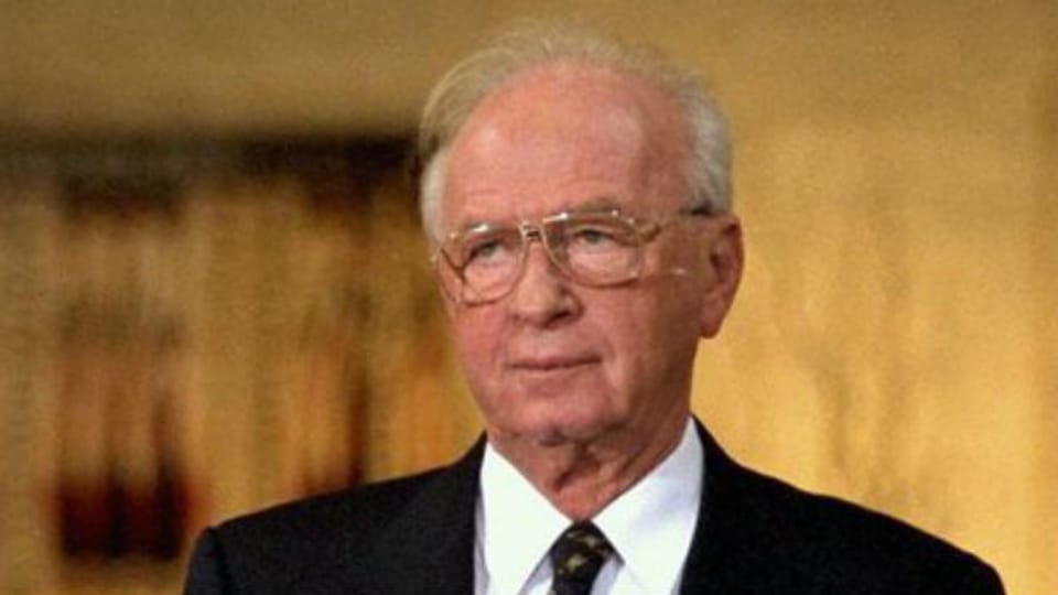 Heute vor 18 Jahren Jitzchak Rabin ermordet Tageschronik SRF
