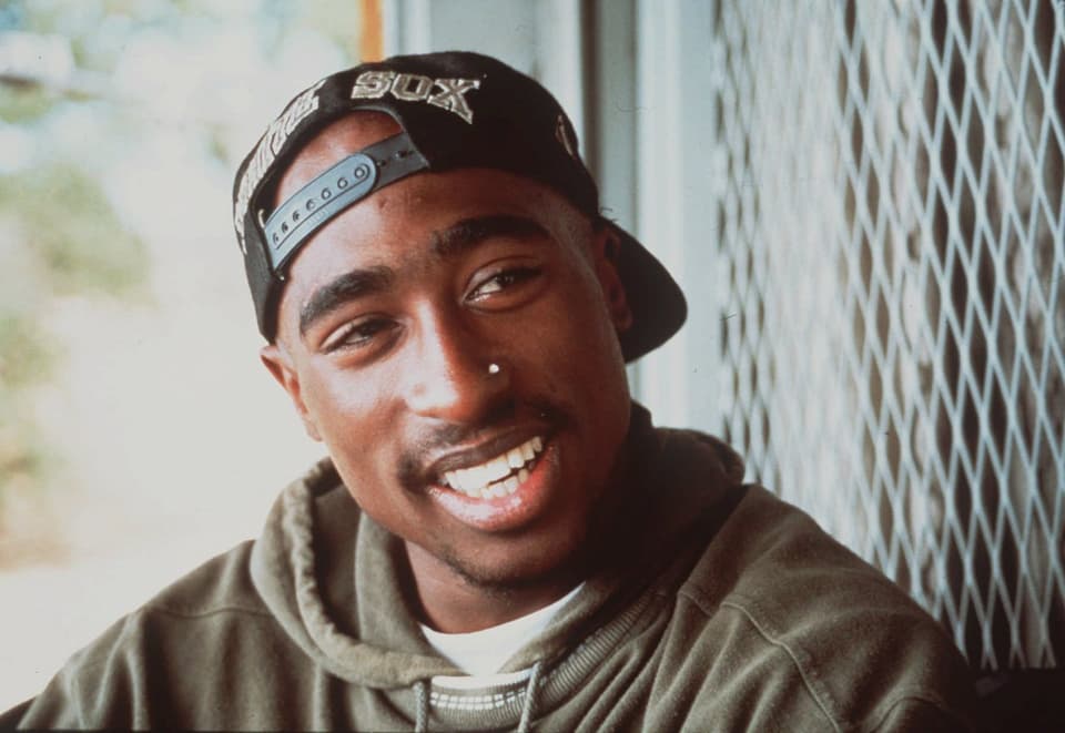 Der Gangster-Rapper Tupac Shakur.