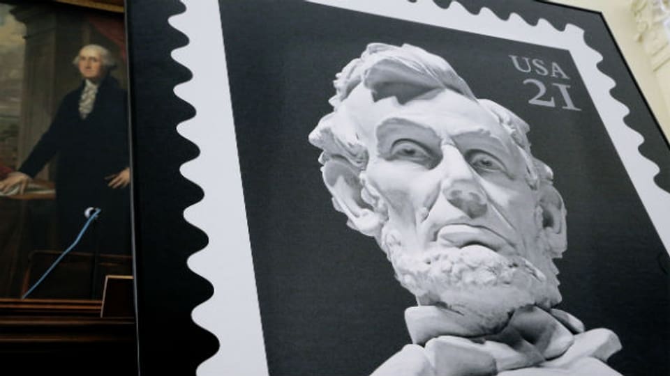 Im Februar 2014 erschien eine neue Lincoln-Briefmarke.