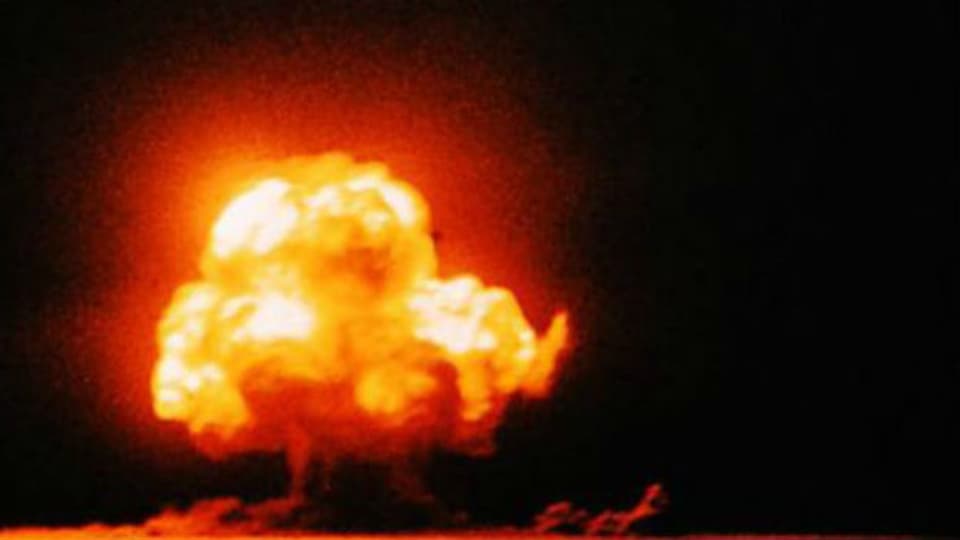 Der erste Atombombentest der Geschichte.