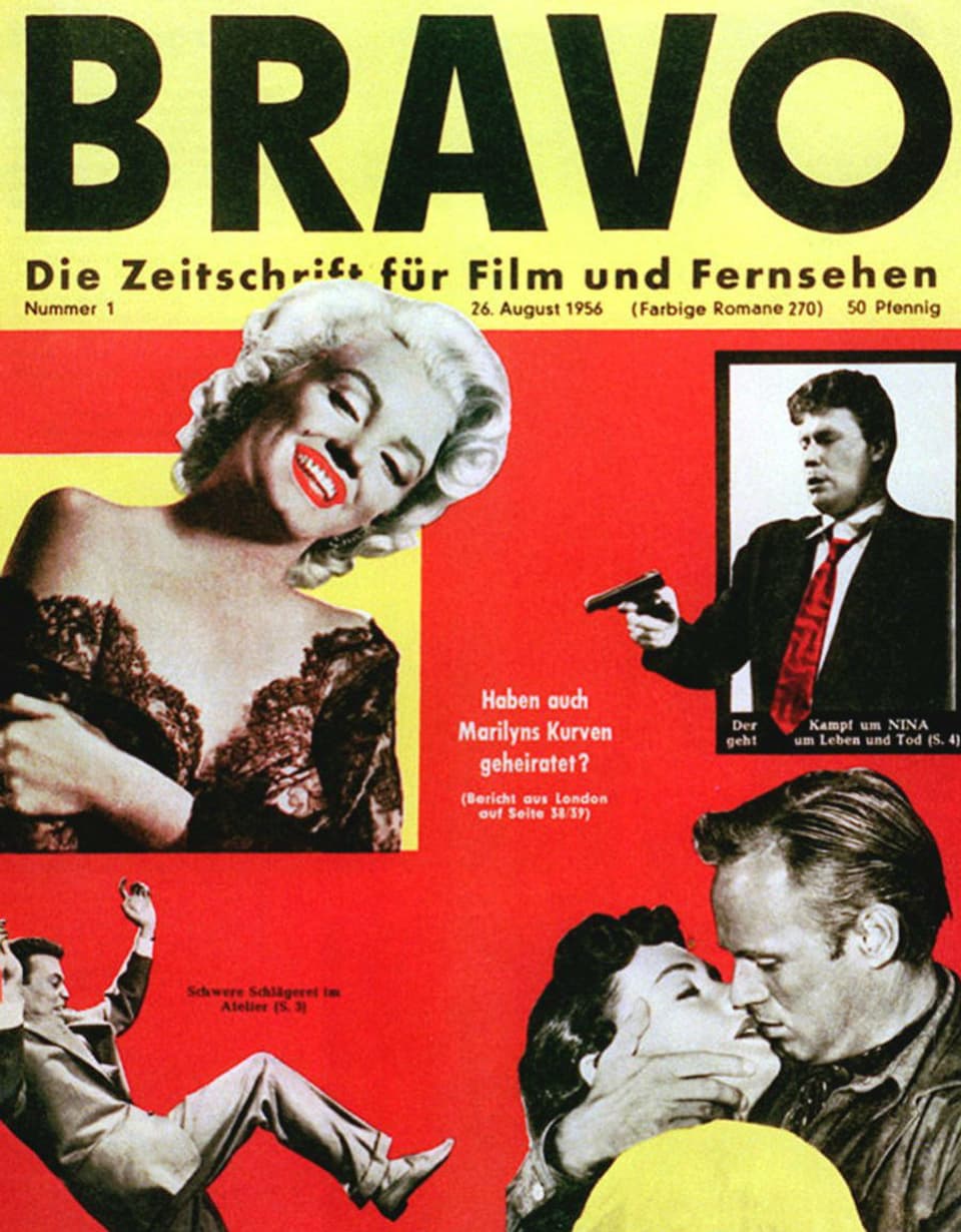 Das Cover der ersten «Bravo» vom 26. August 1956