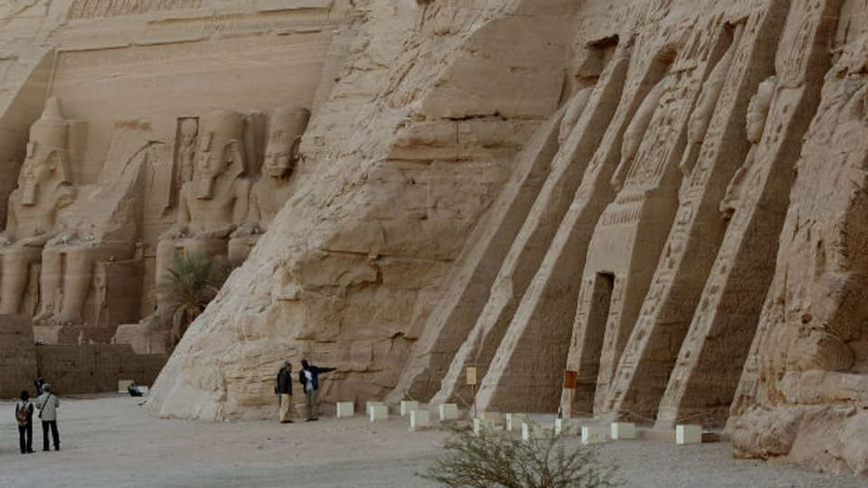 Tempelanlage von Abu Simbel.