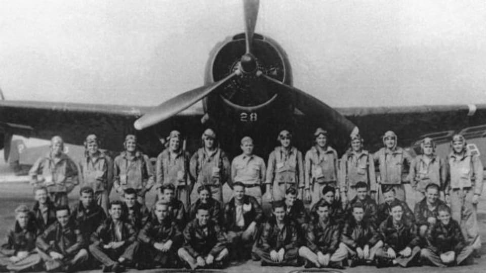 Einer der US-Bomber, der im Bermuda-Dreieck verschwand, auf einer Aufnahme von 1945