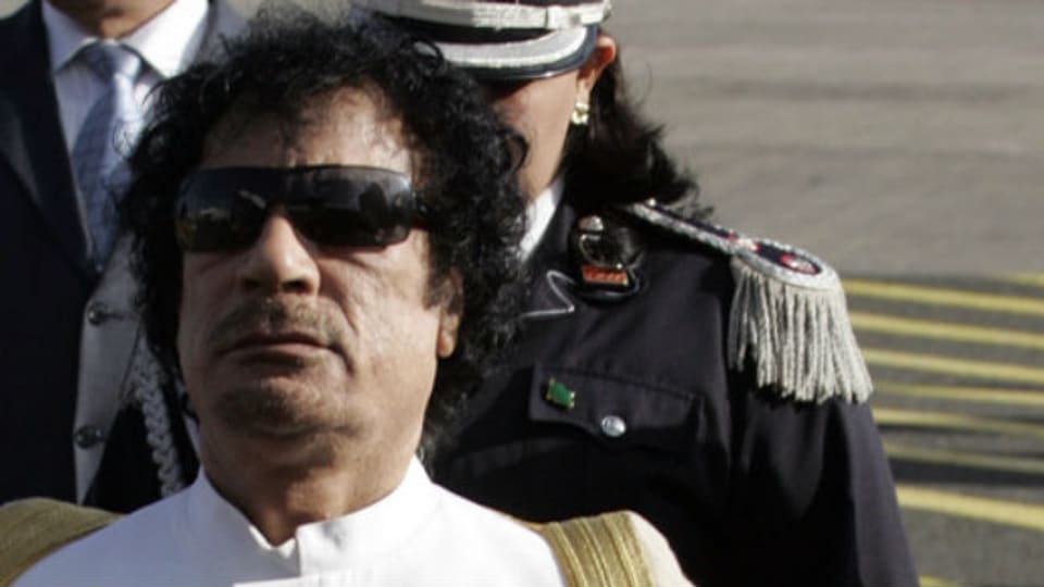 Ziel des US-Bombenangriffs: Muammar al-Gaddafi.
