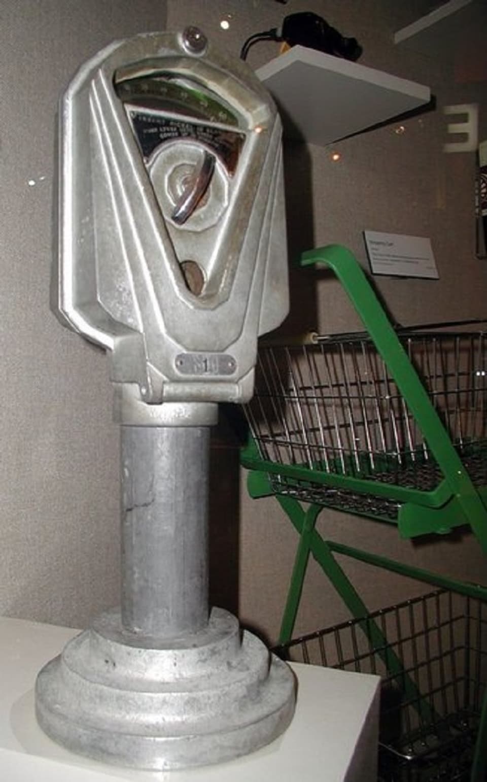 Die erste Parkuhr von Magee, sie steht heute im Museum von Oklahoma City.