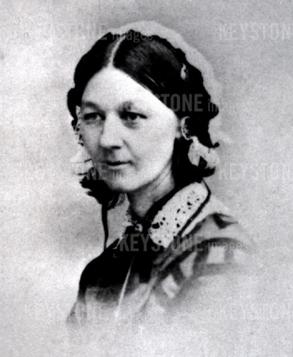 Florence Nightingale auf einem undatierten Foto.
