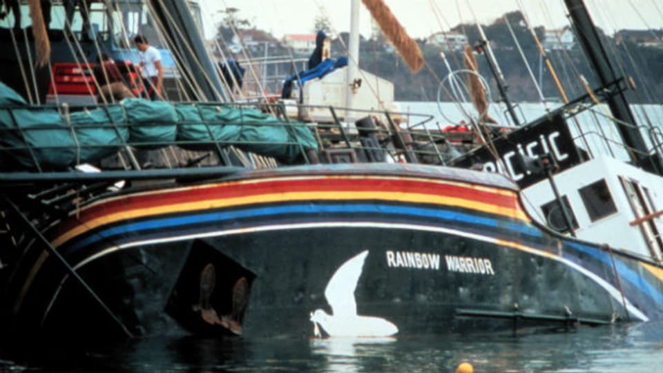 Die «Rainbow Warrior» sank durch französische Bomben