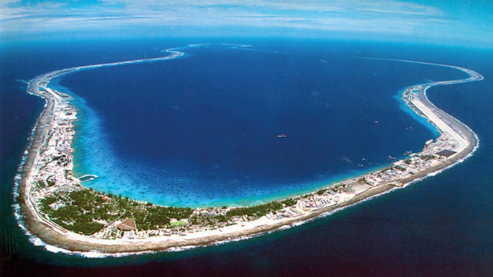 Muruora-Atoll im Südpazifik