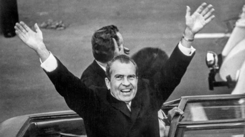 Richard Nixon bei der Amtseinführung